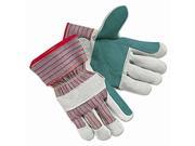 MEMPHIS GLOVE 1211J JOINTED DOUBLE LEATHERPALM 2 1 2 RUBB SAFETY