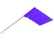 EMPIRE LEVEL 78 001 2.5 X3.5 BLUE STAKE FLAG W 21 WIRE STEM