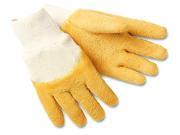 MEMPHIS GLOVE 6830 RUBBER COATED GLOVE JERSEY LINED KNIT WRIST