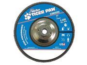WEILER 51147 7 TIGER PAW ABRASIVE FLAP DISC ANGLED 60Z 5 8