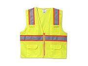 OCCUNOMIX LUX ATRANS YM High Visibility Vest Class 2 Yellow M