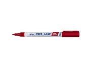 MARKAL 96874 PRO LINE FINE TIP RED MARKER BULK