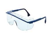 UVEX BY HONEYWELL S2514C UVEX ASTRO OTG 3001 SAFETY SPECTACLE BLUE FRAME