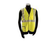 OCCUNOMIX LUX SSBRPC Y2X High Visibility Vest 2XL Yellow 54 in.