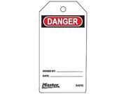 MASTER LOCK S4058 GUARDIAN EXTREME TAG DANGER BLANK