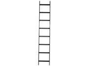 Hubbell HLS1018B Ladder Rack Straight Section Black 18in. X 10ft.