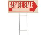 HY KO PRODUCTS RS 804 GARAGE SALE RD WHT SIGN