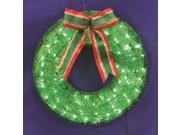 HOLIDAYBASIX WINDOW LIGHT 50L WREATH 24IN