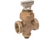B and K Industries 105 904NL 3 4 Inch Stop Ground Key Valve Nl with Drain Cap Pa