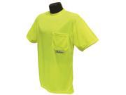Radians ST11 NPGS 2X Saftey T Shirt Non Rated Short Sleeve Green 2X Large