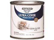 Rustoleum .50 Pint Semi Gloss White Painters Touch Multi Purpose Paint 1993 730