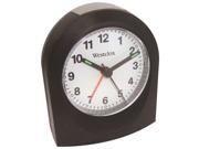 Quartz Alarm Clock Black Case