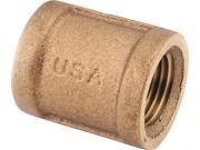 Coupling Brass 1 1 4Mpt ANDERSON METAL CORP Brass Pipe Couplings 738103 20