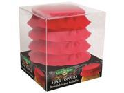 COLUMBIAN HOME PRODUCTS F0723 4 JAR TOP SILICONE RED