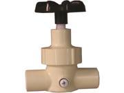 Genova Products Inc 53016 3 4X1 2 Inch CPVC Line Valve With Waste For Cpvc Tub
