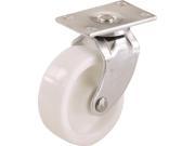 SHEPHERD HARDWARE 9052 WHITE PLATE CASTER 1 1 4