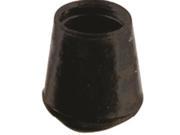 SHEPHERD HARDWARE 9746 BLACK RUBBER LEG TIP1 1 4