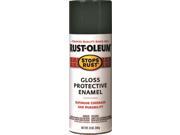 Rustoleum 214087 12 Oz Army Green Stops Rust Spray Paint Pack of 6