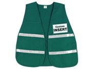 RIVER CITY ICV208 POLY COTTON SAFETY VEST 21 X 48 GREEN