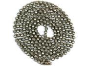 JANDORF SPECIALTY HARDWARE 60324 CHAIN BEADED 3FT W CONN