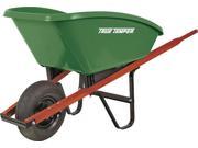 Ames SP5 5 Cubic Feet Green Poly Wheelbarrow