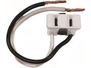 JANDORF SPECIALTY HARDWARE 61015 OUTLET 2PRONG WHT 2 WIRE