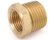 Brass Hex Bushing 1 2Mx1 4F Lf ANDERSON METAL CORP Brass Pipe Bushings