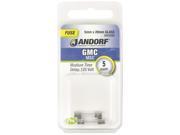 JANDORF SPECIALTY HARDWARE 60696 FUSE GMC 5A MED TIME DLY