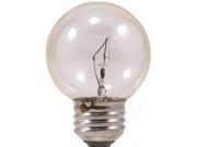 SYLVANIA 10298 25W G16.5 CLEAR BULB MED