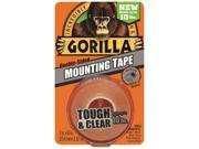 Gorila Glue 6065002 Tough Clear Mounting Tape 1 x 60 Rolls