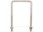 Prosource LR355 Square Bend U-Bolt, 3/8 in, 4 in W x 7 in L, Steel, Zinc Plated Prosource LR355 Square Bend U-Bolt, 3/8 in, 4 in W x 7 in L, Steel, Zinc Plated
