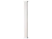 AFCO 80608 Fluted Square Column, 8 in W x 8 ft H, 24000 lb, Aluminum, White AFCO 80608 Fluted Square Column, 8 in W x 8 ft H, 24000 lb, Aluminum, White