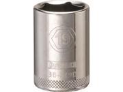 DeWalt DWMT86519OSP Socket, 1/2 in, 19 mm, 6 Point DeWalt DWMT86519OSP Socket, 1/2 in, 19 mm, 6 Point