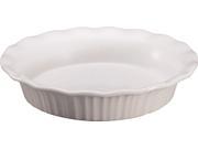 Corningware 1117314 Pie Plate French White 9