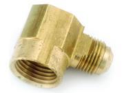 Anderson 754050-0606 Tube Elbow, 90 deg, 3/8 in, Flared X FPT, 1000 psi, Brass, 73 deg F Anderson 754050-0606 Tube Elbow, 90 deg, 3/8 in, Flared X FPT, 1000 psi, Brass, 73 deg F