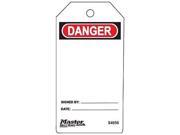 MASTER LOCK S4058 GUARDIAN EXTREME TAG DANGER-BLANK MASTER LOCK S4058 GUARDIAN EXTREME TAG DANGER-BLANK