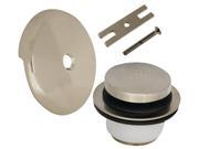 Trim Tub Drain Touchtoe Nickel Trim Tub Drain Touchtoe Nickel