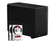 Synology DS216play DiskStation Preconfigured with 12TB 2 x 6TB Western Digital NAS Drives