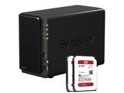 Synology DS216 II DiskStation Preconfigured with 16TB 2 x 8TB Western Digital NAS Drives