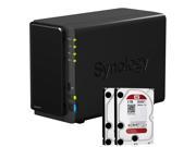 Synology DS216 II DiskStation Preconfigured with 6TB 2 x 3TB Western Digital NAS Drives