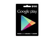 Google Play 100 Gift Card Physical Card