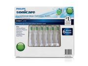 Philips Sonicare InterCare Toothbrush Heads 6 Pack will fit DiamondClean FlexCare Platinum FlexCare FlexCare HealthyWhite and EasyClean