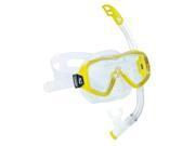 Cressi Kids Ondina Mask Top Snorkel Combo Yellow