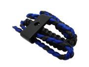Safari Choice Archery Aluminum Mounting Double Wided Braided Bow Sling Blue