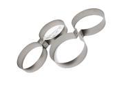 Scuba Tech Diving Stainless Steel Twin Double Tank Mounting Bands Pair