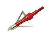 Safari Choice Crossbow 3 Fixed Blades Broadheads 100g 3pc pack Red