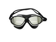 Palantic Adult Black White Swim Mask With UV Mirror Anti Fog Coated Lenses