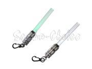 Scuba Diving Free Dive Spearfishing Safety Mini LED FLASHING Light Stick w Clip Green