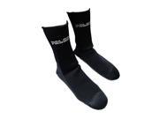 Palantic Black 3mm Neoprene Socks with Extra Warmth Titanium Coating Large
