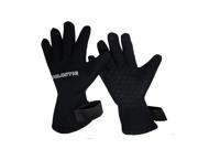 Palantic Black 3mm Neoprene Gloves with Extra Warmth Titanium Coating Large